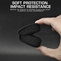 Sécurité Protection douce confortable moto coton intérieur tactique rapide casque rembourrage