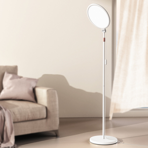 Campioni Gratuiti: Lampada LED K8 2-in-1 per <span class=keywords><strong>Live</strong></span> Streaming, Luce di Riempimento Dimmerabile con Supporto da Terra e Base da Tavolo per Studio - Product Image 1