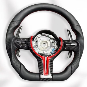 Volante Personalizado de Fibra de Carbono y Cuero Perforado para BMW Serie 3, 5, M3, M5, M6, F10, F20, F30, F90, F01, F02, E90, E60, Superventas - Product Image 3
