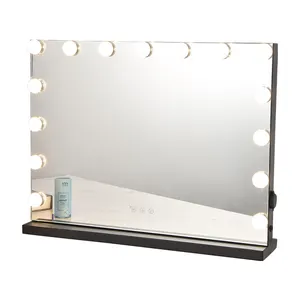 Three color light endless dimming custom Hollywood Makeup Mirror with led light wall mirror decoration