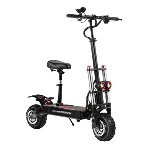 Vendita calda 2024 6000 w60v38.4ah pieghevole doppio motore adulto fuoristrada scooter elettrico con sedili staccabili