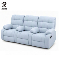 Sofá eléctrico de tela para cine, diseño plegable con espuma viscoelástica, estilo moderno y ecológico, muebles de cine, silla para cine en casa privado.