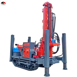 JCDRILL 200 Meter Hydraulic Mine Portable Drill Machine Equipment Crawler Type Frame Water Well Drilling Rig