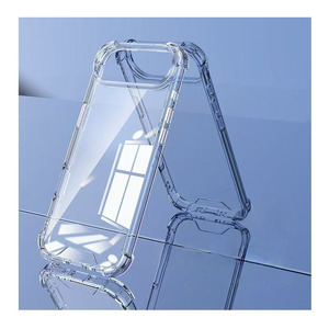 Crystal Clear Hard Back Acrílico Suave TPU Anti-caída A prueba de golpes 2 en 1mm Estuche transparente para <span class=keywords><strong>iPhone</strong></span> 17 Pro Max Air - Product Image 1