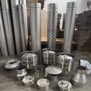 Ventas del fabricante Accesorios para chimeneas <span class=keywords><strong>de</strong></span> acero inoxidable <span class=keywords><strong>Chimenea</strong></span> Tubo <span class=keywords><strong>de</strong></span> ventilación Red antiescaldado - Product Image 6