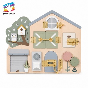 Juguete de Madera Arca de Noé con Techo Arcoíris, Escalera y Varias Figuras de Animales para Niños, Juego Educativo de Simulación W12D484B - Product Image 3