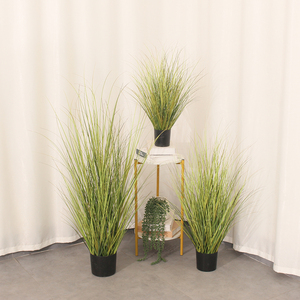 JIAWEI Arbre artificiel pour <span class=keywords><strong>bassin</strong></span>, gazon synthétique, pelouse en plastique, écologique, durable, décoration intérieure, 120 cm - Product Image 5