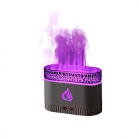 Diffuseur d'arômes et humidificateur transfrontalier exclusif, style lave colorée, pour usage domestique ; Brume à haute puissance alimentée par USB, automatique