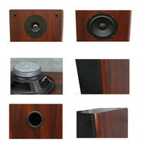 Haut-parleurs d'Étagère 8 Pouces 200W 7ohm Moniteur Passif Haute Fidélité Hifi Surround pour Amplificateurs Audio Domestiques