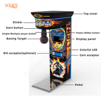 Machine de jeu de boxe à monnayeur SOURCE pour salle de sport, machine d'arcade de boxe, test de force, jeu de compétition pour salle de sport