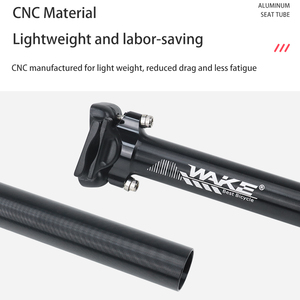 หลักอานจักรยาน WAKE แบบ Double Nails and Double Rails ทำจากอะลูมิเนียมน้ำหนักเบา พื้นผิวแบบ Sandblasted ปรับมุมได้ - Product Image 6
