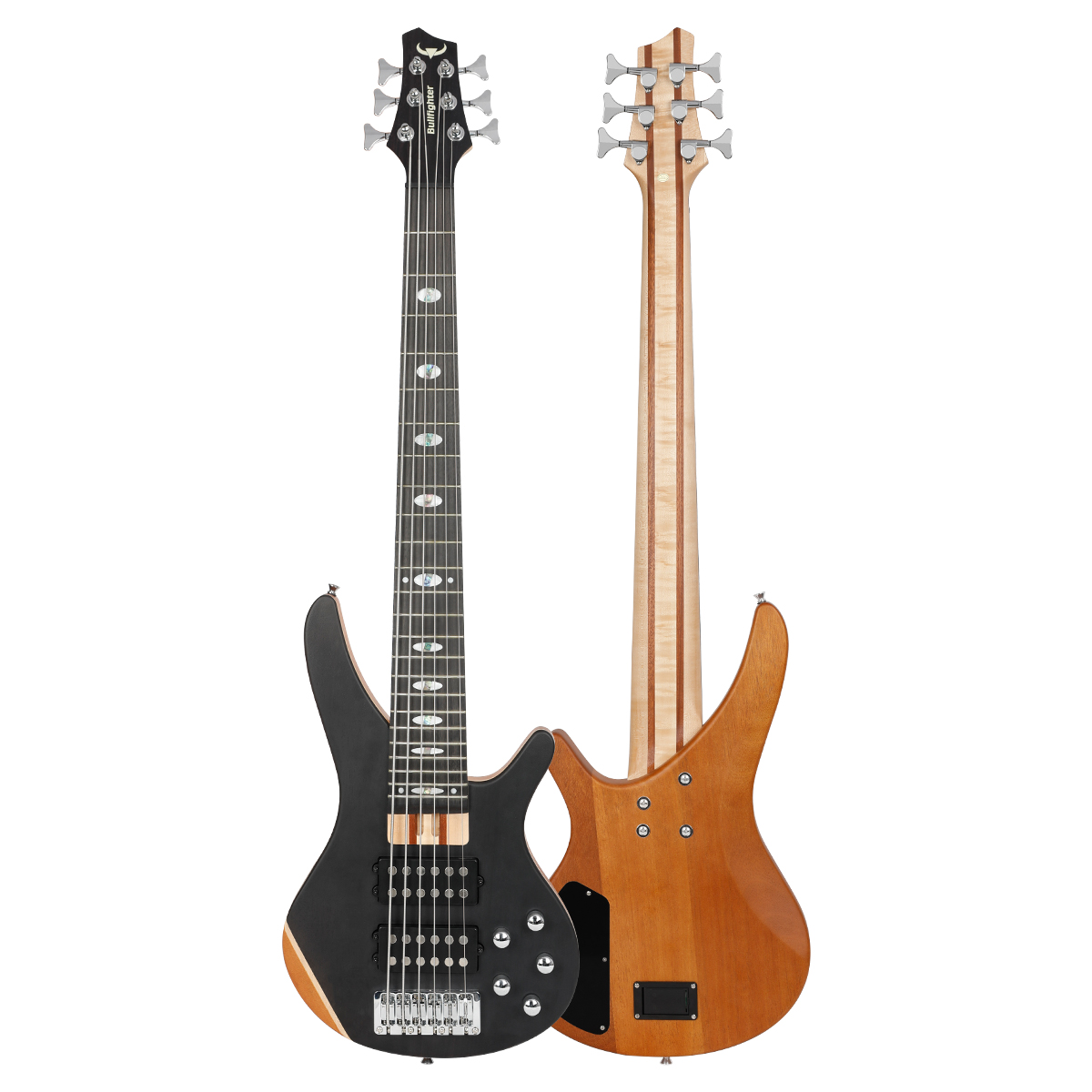 Bullfighter 6 Strings Mahogany DB-6 Electric Bass Guitar Kit with