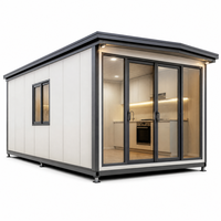 Unité de maison mobile et îlot de cuisine moderne pour cantine du personnel