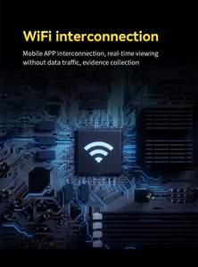 กล้องติดรถยนต์ WiFi ความละเอียด 2K UHD DVR พร้อมแอปดูภาพระยะไกล ไม่มีการใช้ข้อมูลอินเทอร์เน็ต มองเห็นในเวลากลางคืนด้วย Starlight บันทึกแบบวนซ้ำตลอด 24 ชั่วโมง - Product Image 3