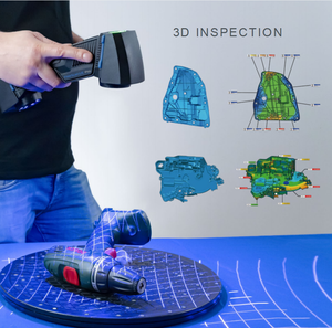 SHINING UE PRO <span class=keywords><strong>UE7</strong></span>/11 Escáner 3D <span class=keywords><strong>FREESCAN</strong></span> 3D Diseño ligero y escáner 3D de mano láser de alta precisión - Product Image 6