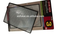 Feuille de loupe plate en PVC 12mm, loupe cadeau de promotion 3x