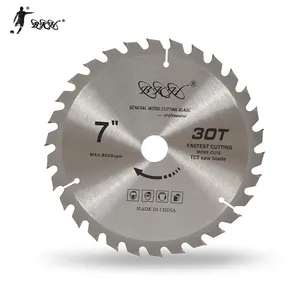 Bkh 7 Inch 30 T Oem Circulaire Tct Zaagblad Voor Snijden Hout Kunststof Aluminium