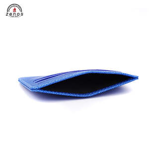 Portefeuille fin pour cartes de crédit Zenos Luxury PU Lady Cross-Striped avec porte-cartes de visite - Product Image 5