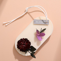 Cadeau de tablette de cire parfumée d'aromathérapie de fleurs séchées de garde-robe de parfum de chambre à coucher de maison