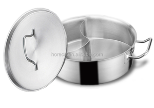 Olla caliente comercial de acero inoxidable dividida, triple - Product Image 6