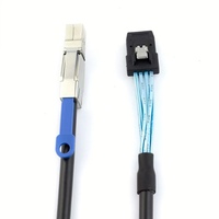 Câble Mini SAS HD SFF-8644 vers SFF-8087 1M 12 Gbit/s, interconnexion serveur externe/intérieur HBA RAID pour stockage