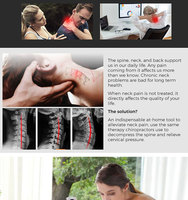 Petit MOQ, Breveté aux États-Unis, Nouvelles inventions électroniques, Appareil à impulsions électriques pour le soulagement des douleurs cervicales, Dispositif de soins cervicaux, OEM
