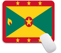 Tapis de souris avec drapeau du Ghana pour hommes et femmes, base en caoutchouc antidérapante, tapis de bureau pour ordinateur portable, maison ou bureau
