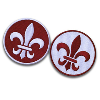 Winslabel Cut Badges de transfert de chaleur brodés personnalisés Logo de créateur personnel Fer sur patchs de broderie 3D pour vêtements d'enfants
