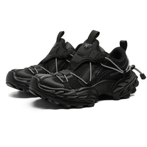 <span class=keywords><strong>Baskets</strong></span> modernes à semelle épaisse pour hommes et femmes, sangle réglable, technologie d'absorption des chocs, col de cheville de soutien pour la salle de sport, tenue quotidienne - Product Image 2