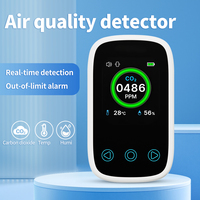 Nouveau moniteur de qualité de l'air intelligent Mini testeur de PV19-CO2 Portable CO2/TEMP/HUMI 3 en 1 moniteur détecteur de gaz de contrôle en temps réel