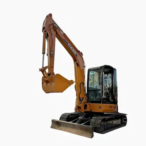 Dijual secara global digunakan penggali asli casing konsumsi kualitas tinggi CX55B 5.5 5ton Crawler ekskavator bekas untuk dijual