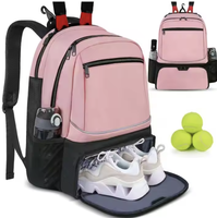 KUAIQIU sac à dos étanche en polyester avec logo personnalisé pour ordinateur portable sac de sport avec compartiment à chaussures fermeture éclair K-08997 de pickleball