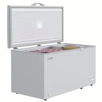Congélateur horizontal commercial à deux portes de grande capacité 500L, congélateur de haute qualité adapté à la congélation des ingrédients de cuisine