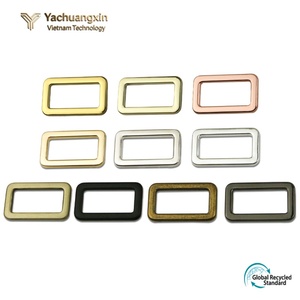 38mm Inner 1.5in Square Zinc Alloy Webbing <b>Hook</b> Rectangular Snap Spring Luggage Handbag Hardware Carabiner - Product Image 5