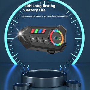 Casco de motocicleta, auriculares de diente azul, intercomunicador de voz, asistente de conducción, sonido Ultra claro, larga resistencia - Product Image 4