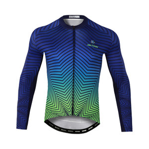 T-shirt de cyclisme personnalisé avec options de tissu et de fermeture éclair, séchage rapide, respirant, logo personnalisé pour la pratique quotidienne du vélo par tous les genres - Product Image 1