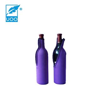 UOO Neoprene Sublimation Blank <b>Wine</b> Bottle <b>Cooler</b> With Zipper 3mm - Product Image 6