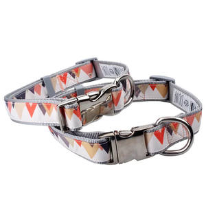 Custom Logo Eco-Friendly Dog Collar Luxury Hemp Cotton Polyester Nylon Solid <b>Orange</b> Adjustable Buckles <b>Scarf</b> Decoration Petzanya - Product Image 4