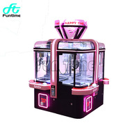 Mini projecteur à pièces pour 4 personnes Mini distributeur automatique Console de jeu en peluche à vendre