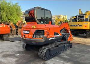 DOOSAN usato Dx60W Mini escavatore 6 TON seconda mano ruota scavatore DX60 DH60 5t 6 t DOOSAN usato per la casa escavatore per la vendita - Product Image 4