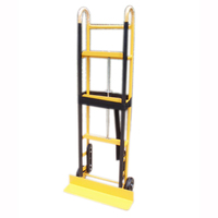 Carretilla de Mano para Equipo de Construcción de Acero con Capacidad de Carga de 200 kg, Diseño para Subir Escaleras, Plegable, de Cuatro Ruedas, de Aluminio, OEM