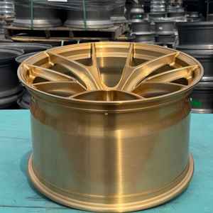 ล้อฟอร์จชิ้นเดียวรุ่น CD-502 สีทองปัดเงา ขนาด 18-24 นิ้ว 5x112 5x120 ขอบลึกเว้า สำหรับ BMW Mercedes Audi Tesla - Product Image 2