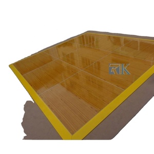 Planche de danse en bois à emboîtement détachable, scène mobile, planchers de danse LED, épaisseur 30 mm, bord en alliage d'aluminium certifié CE, en vente - Product Image 6