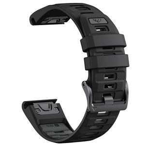 <span class=keywords><strong>Bracelet</strong></span> de <span class=keywords><strong>montre</strong></span> en silicone à double couleur 22 mm 26 mm à ajustement rapide pour <span class=keywords><strong>Garmin</strong></span> Fenix8 /7X/Forerunner 965/Instinct 2X Sport - Product Image 6
