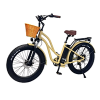 Vélo électrique à gros pneus Bafang, batterie au lithium 48V15Ah, autonomie étendue, frein à disque mécanique 7 vitesses