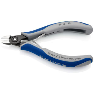KNIPEX 79 12 125 Cortador diagonal de precisión para electrónica con mangos multicomponentes pulidos de 125 mm - Product Image 2