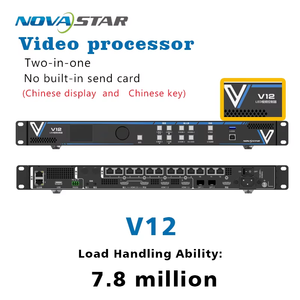 Controlador de Video LED a Todo Color Novastar <span class=keywords><strong>Nova</strong></span> V6 <span class=keywords><strong>V8</strong></span> V12 V16, Procesador de Pantalla 4K HD, Control Remoto, Publicidad Interior y Exterior - Product Image 5