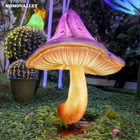Statue lumineuse LED géante en forme de champignon pour extérieur, étanche IP65, changeant de couleur RGB, sculpture lumineuse, décoration de jardin Alice au pays des merveilles