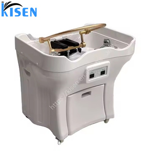 Équipement de spa capillaire portable Kisen avec 2 réservoirs d'eau, circulation d'eau thermostatique, bac à shampoing pour salle de bain, hôtel, blanchisserie - Product Image 2