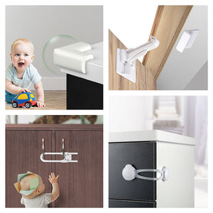 Ensemble de sécurité pour enfants : 4 pièces, bloque-portes pour placard et tiroir, installation facile, verrous pour bébés pour la sécurité à la maison - Product Image 5